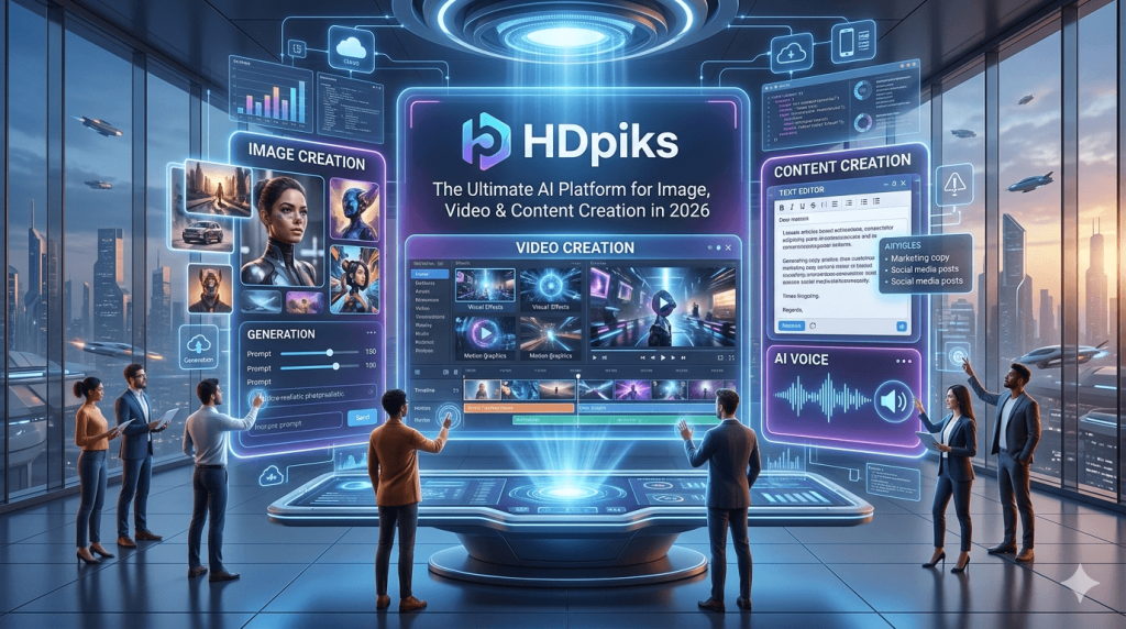 HDpiks AI Platform for Image & Video Creation