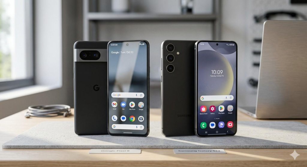 Google Pixel 8 vs Samsung Galaxy S24 Full Comparison