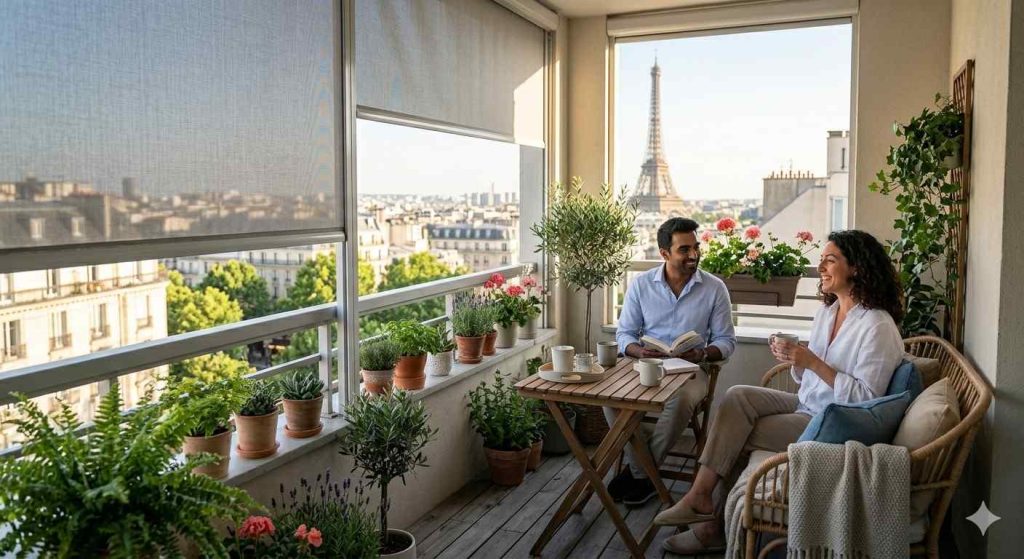 Outdoor Roller Blinds for Small Balcony Ideas & Tips